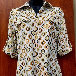J. Mclaughlin fitted button-down XS